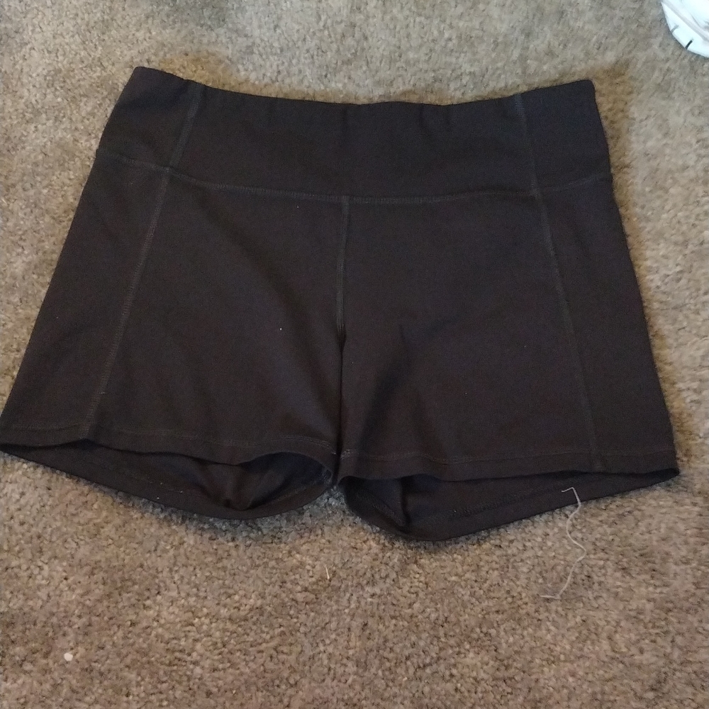 Black Latex Shorts
